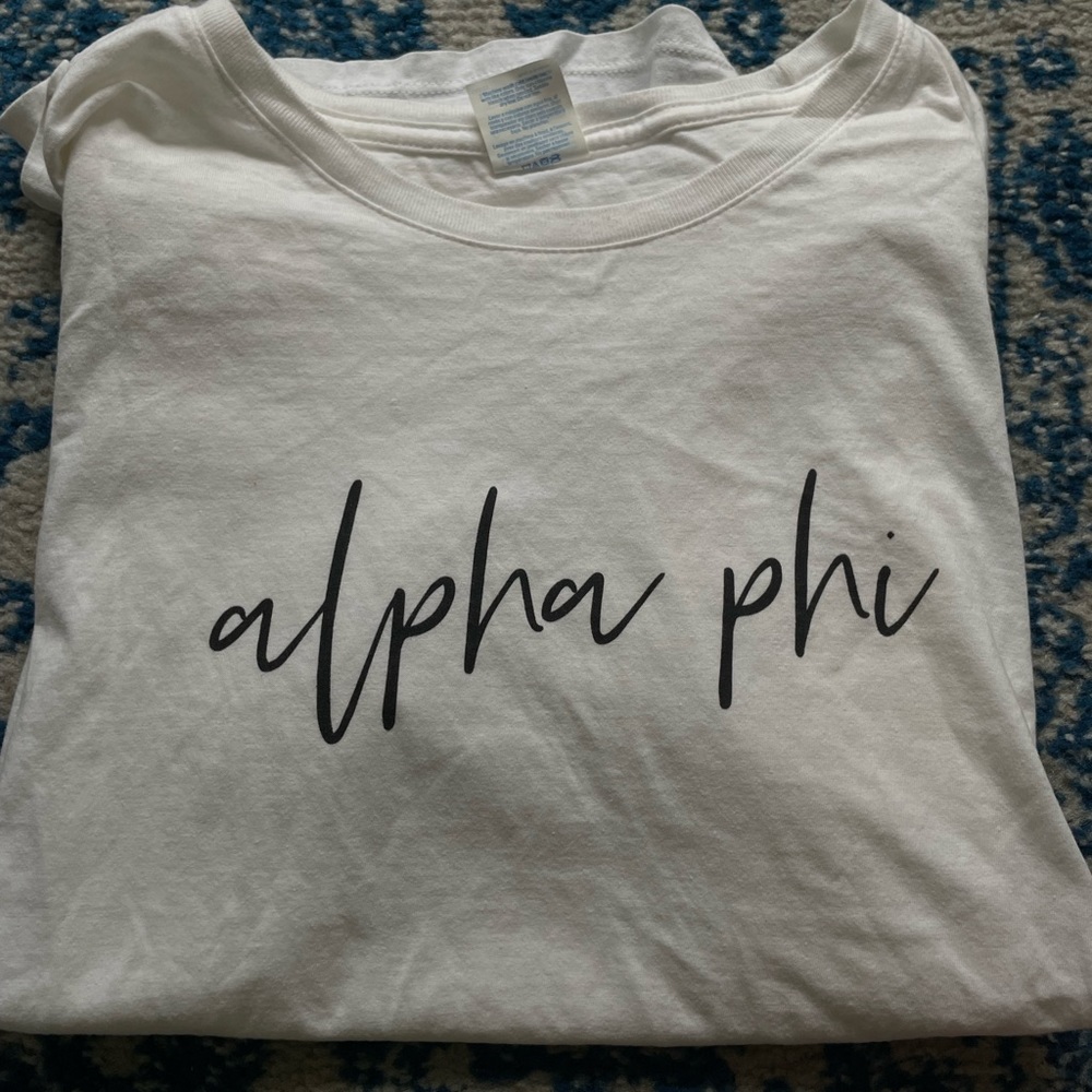 alpha phi slim fit tee